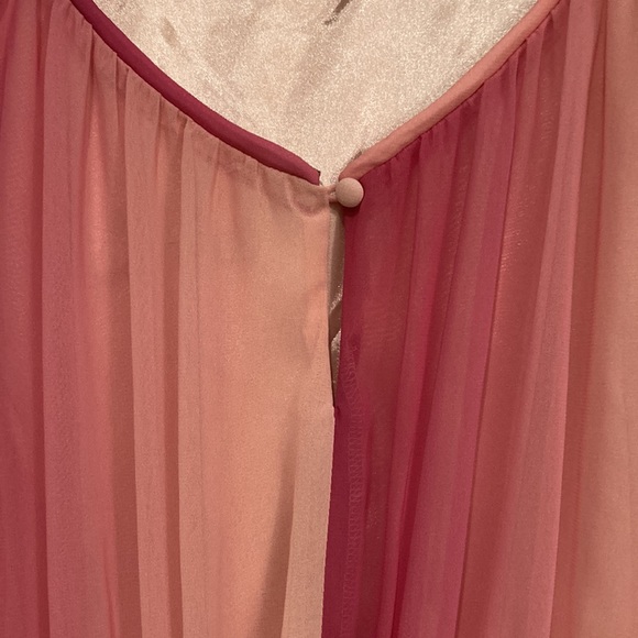 Boden Maria Ombre Chiffon Dress | Size 10. Pinks and Orange hues. - Picture 9 of 12